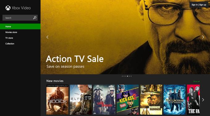 微软推电影TV平台Xbox Video，向“娱乐圈”进发