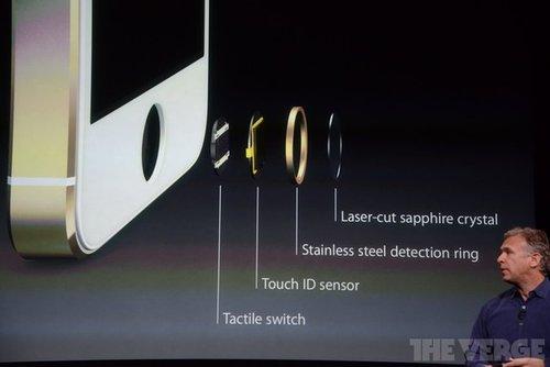iPhone 5S支持Touch ID多角度指纹识别功能