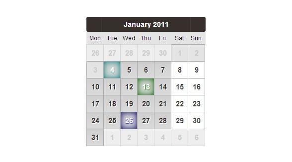 html5-css3-calendar