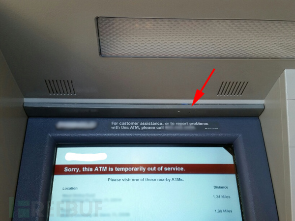 ATM Skimmers配合隐形摄像头获取PIN及信用卡数据