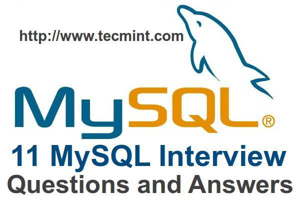 11个MySQL面试问题