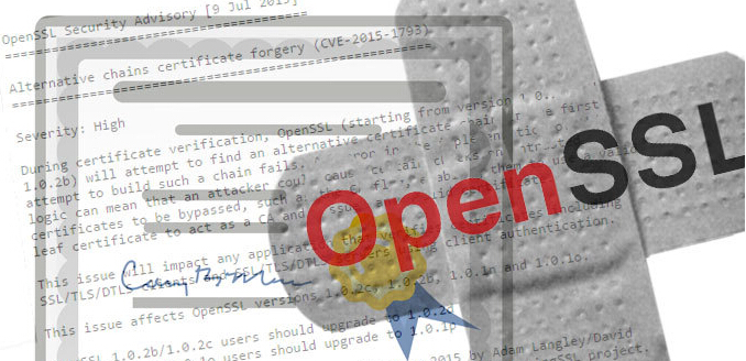 OpenSSL最新高危漏洞(CVE-2015-1793)补丁发布