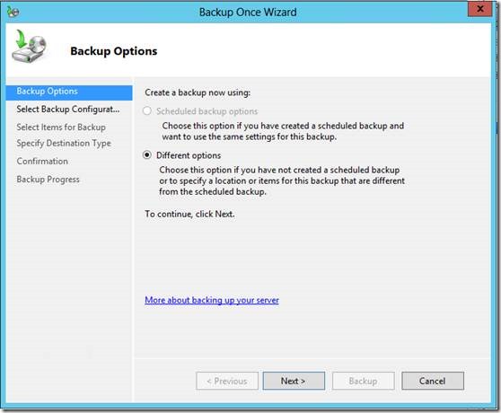 WinServer2012 AD备份与恢复之一：系统状态备份与恢复_活动目录备份恢复_06