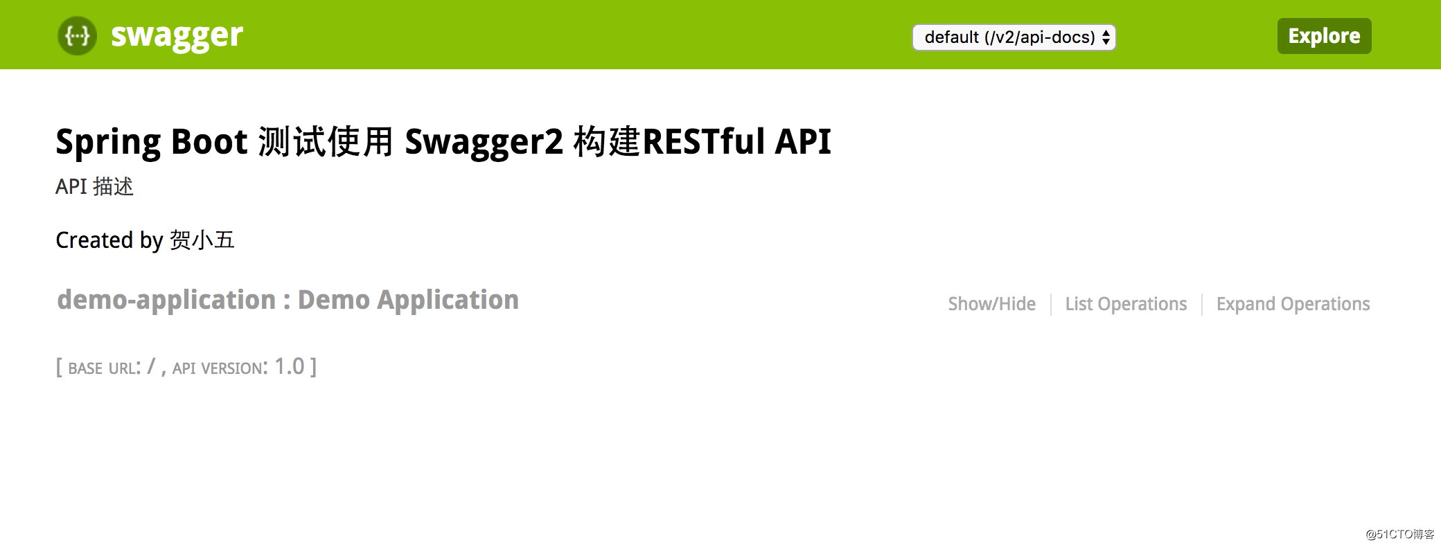 springboot集成swagger2构建RESTful API文档_spring