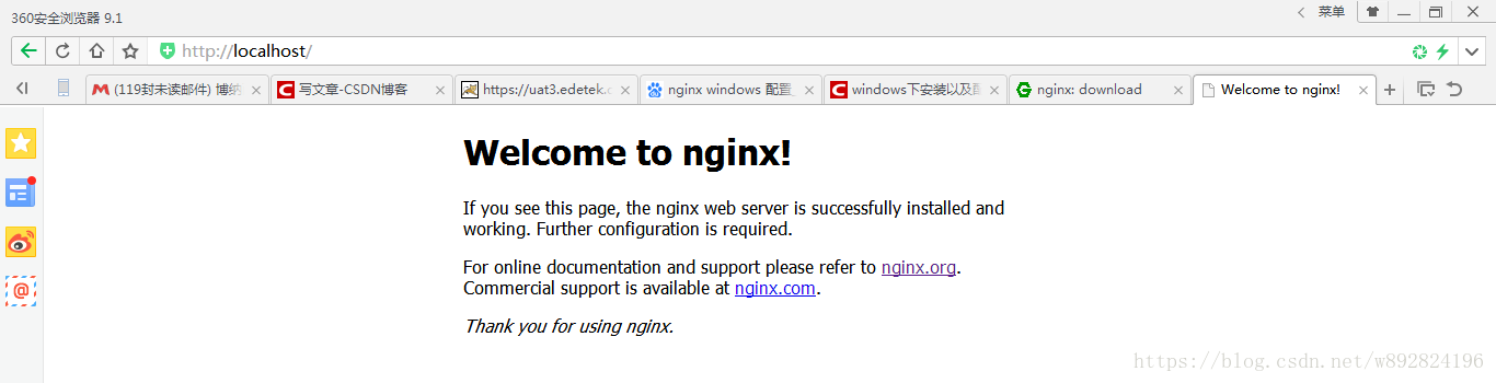 windows下安裝以及配置nginx_html_03