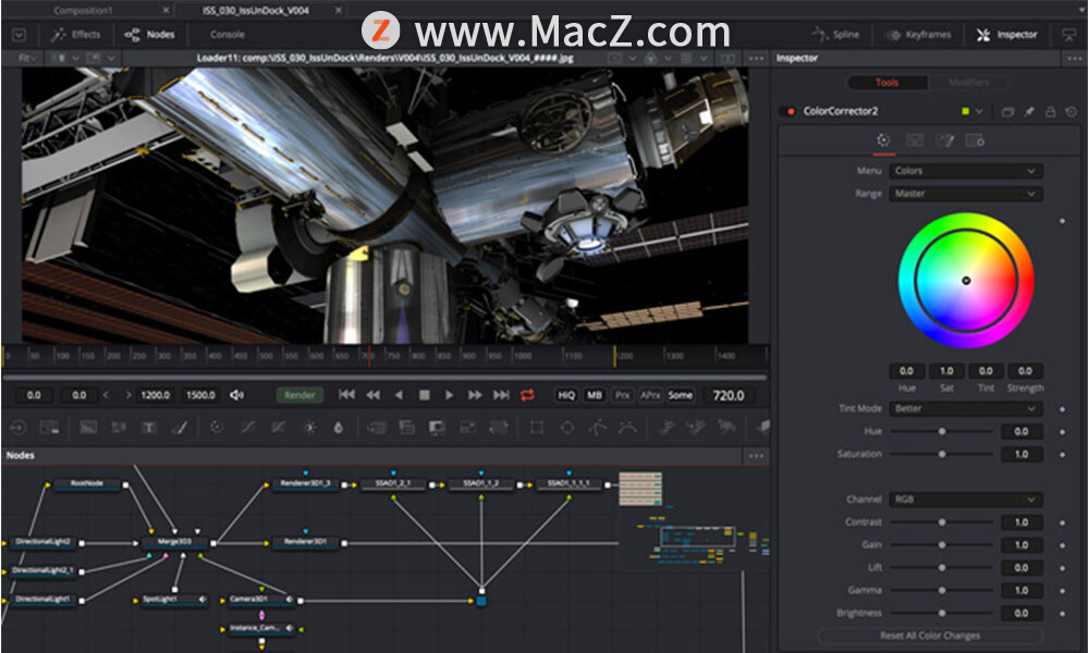 蘋果Mac視頻特效合成神器：Blackmagic Fusion Studio_Fusion Studio