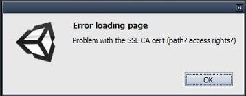 Unity激活：SSL peer certificate or SSH remote key was not OK錯(cuò)誤_3d_02