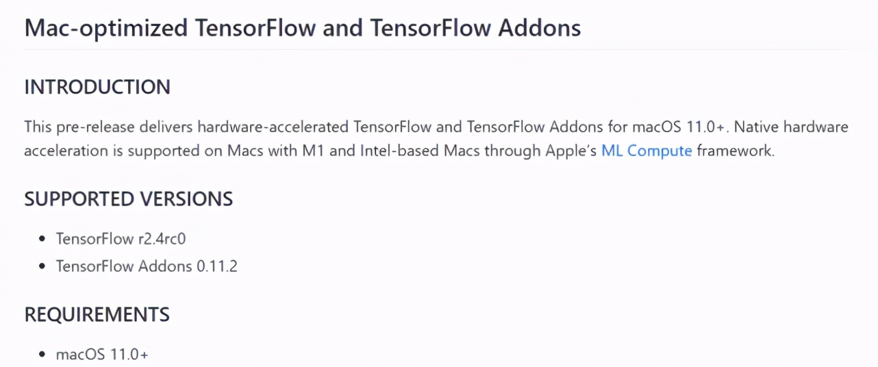 TensorFlow为新旧Mac特供新版本，速度最高提升7倍