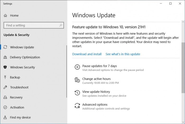 免费下载！Windows 10 21H1正式版推出：修复诸多问题