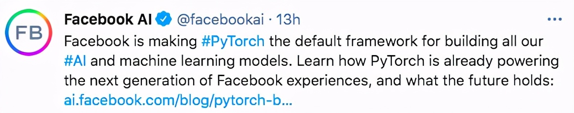 Facebook万字长文：AI模型全部迁移至PyTorch框架