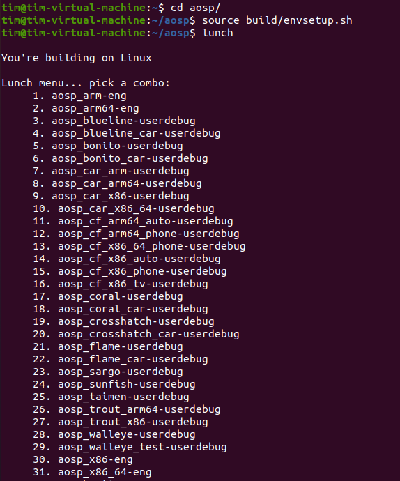 通过Ubuntu20.04虚拟机编译AOSP11-鸿蒙HarmonyOS技术社区