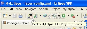 MyEclipse开发JSF之运行应用程序1