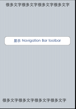 iPhone自动隐藏 显示工具栏和导航条实例