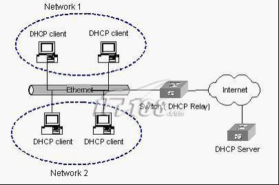dhcp relay 典型应用
