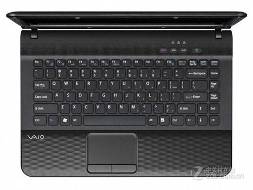 索尼 EG3黑色 键盘面图 