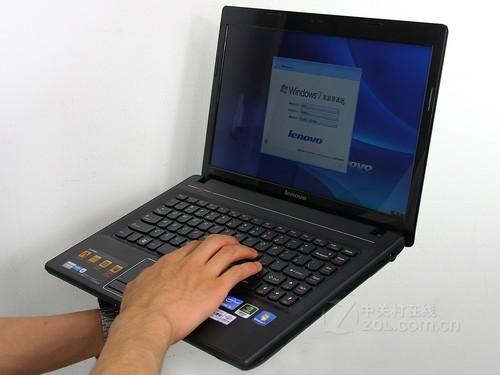 联想 G480金属灰 键盘面图 