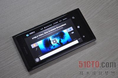 Lumia 800视频播放效果测试