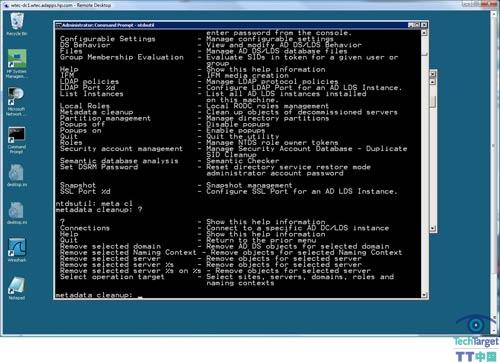 Windows Server 2008,Ntdsutil,命令