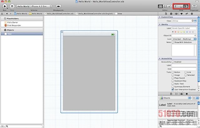 Xcode 4开发第一个iPhone程序 图文实例