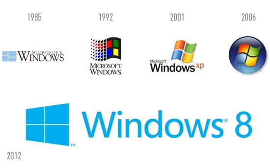 Windows 1.0附体？Windows 8 Logo玩复古