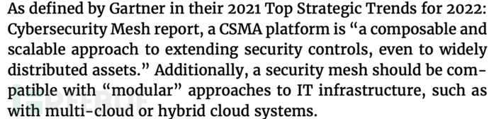 再度思考CSMA(Cyber Security Mesh Architecture)