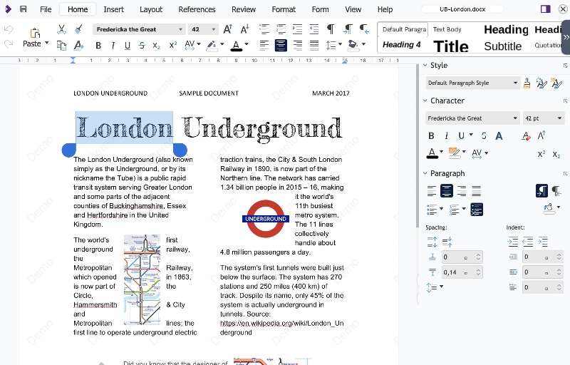 Fonts can introduce a surprising complexity to your document, but Collabora Online can handle it.