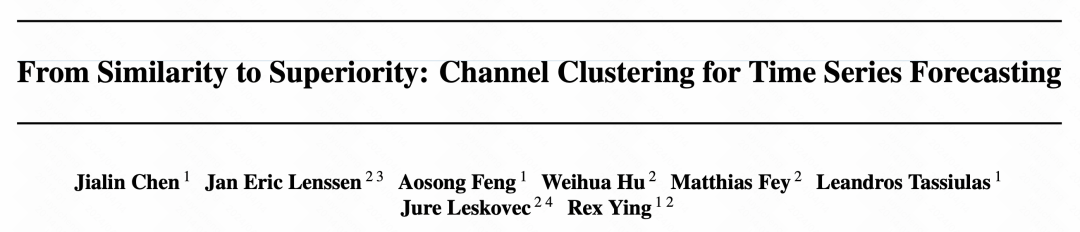 耶鲁&斯坦福联合发表，融合channel独立/联合建模提升多元时序预测效果-AI.x社区