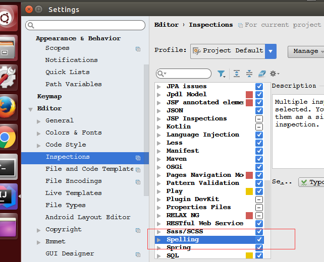 ubuntu下 Intellij IDEA菜单栏中文乱码和常用设置_常用设置_06